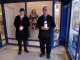 <p>Here are Mike &amp; Rob participating in a christmas collection at Roys of Wroxham in December 2012</p>