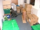 <p>the pictures show the building of our current studios based at the Norfolk &amp; Norwich Hospital</p>
<p>This particular picture shows the moving day in which the boxes shown contain the records and CDs</p>